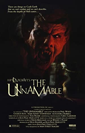 The Unnamable (1988) starring Charles Klausmeyer on DVD on DVD